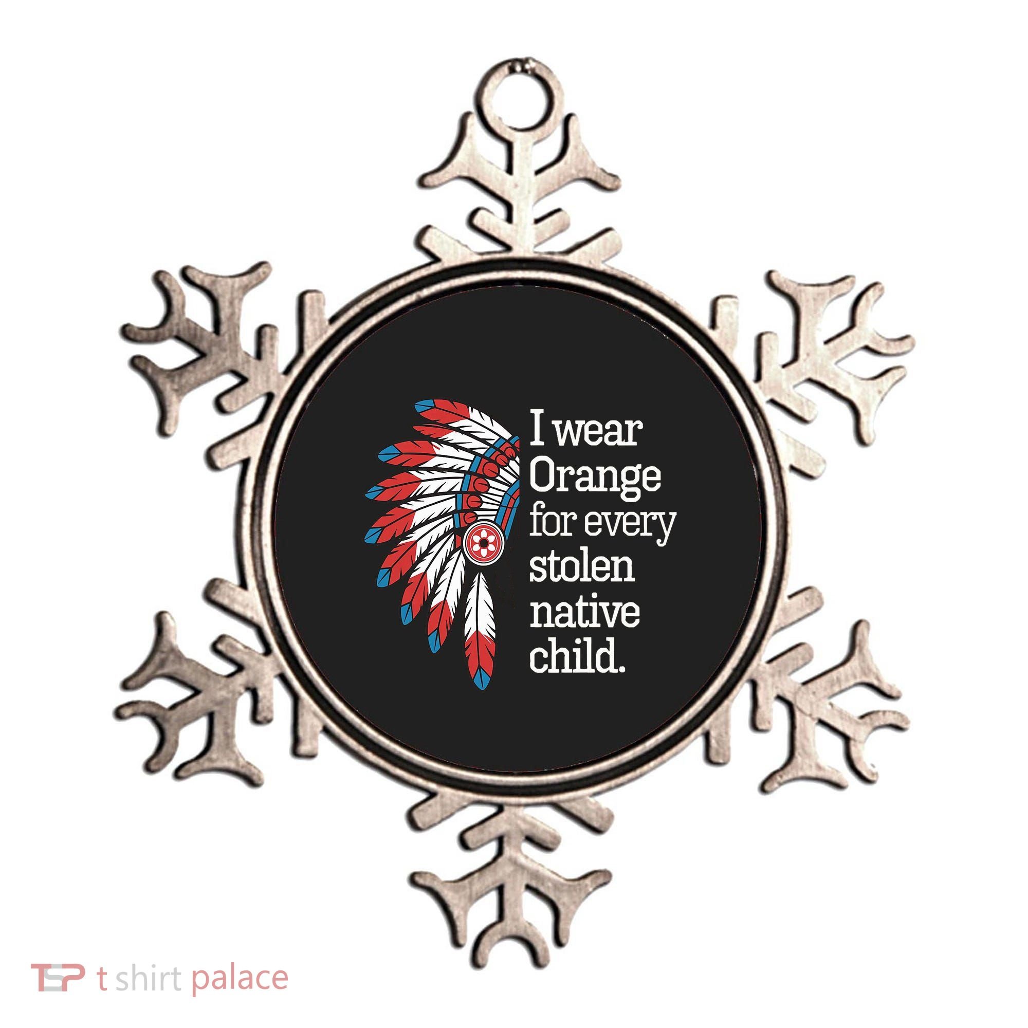 I Wear Orange For Every American Native Child Ornament