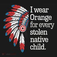 I Wear Orange For Every American Native Child Ornament thumb 1