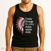 I Wear Orange For Every American Native Child Tank Top thumb 3