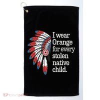 I Wear Orange For Every American Native Child Golf Towel thumb 0