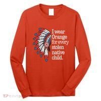 I Wear Orange For Every American Native Child Long Sleeve Shirt thumb 0
