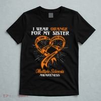 I Wear Orange For My Sister MS Multiple Sclerosis Awareness T-Shirt thumb 5