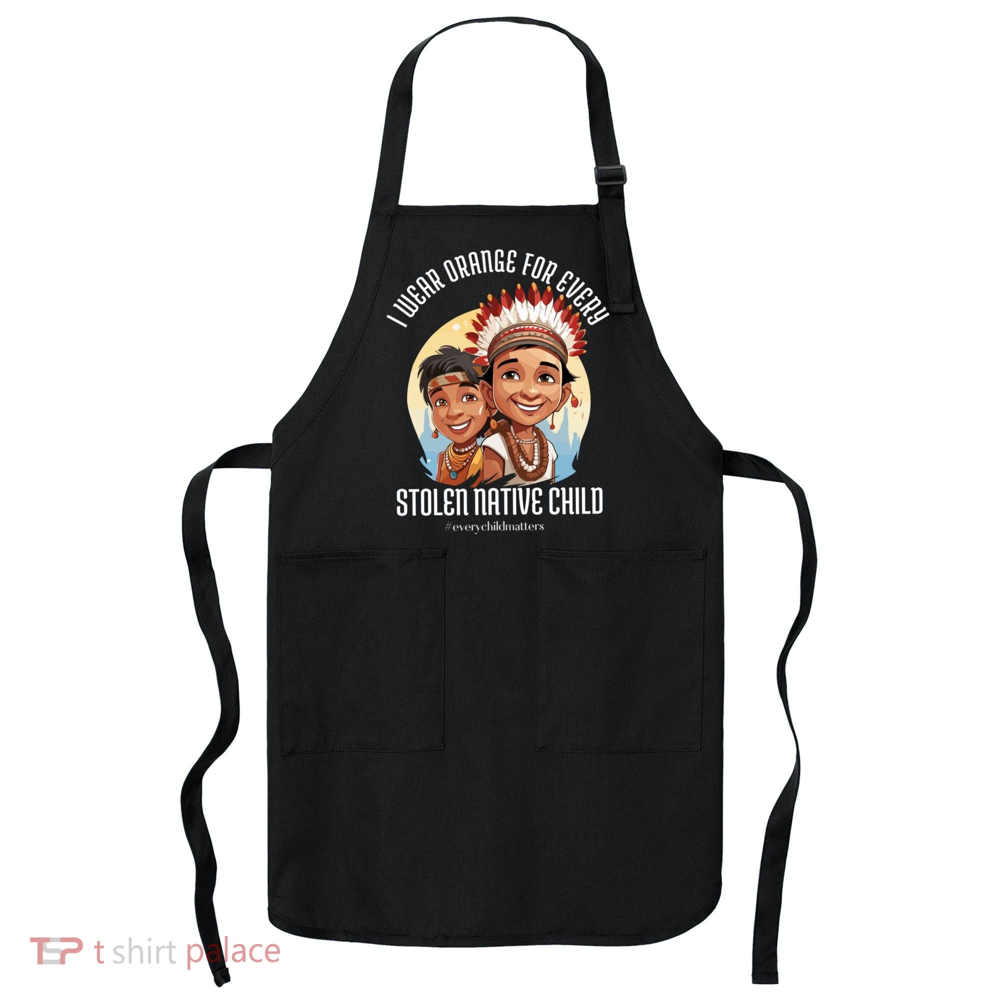I Wear Orange For Indigenous Children Apron