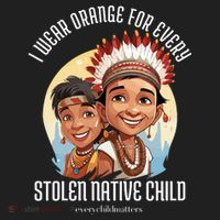 I Wear Orange For Indigenous Children Tumbler thumb 3