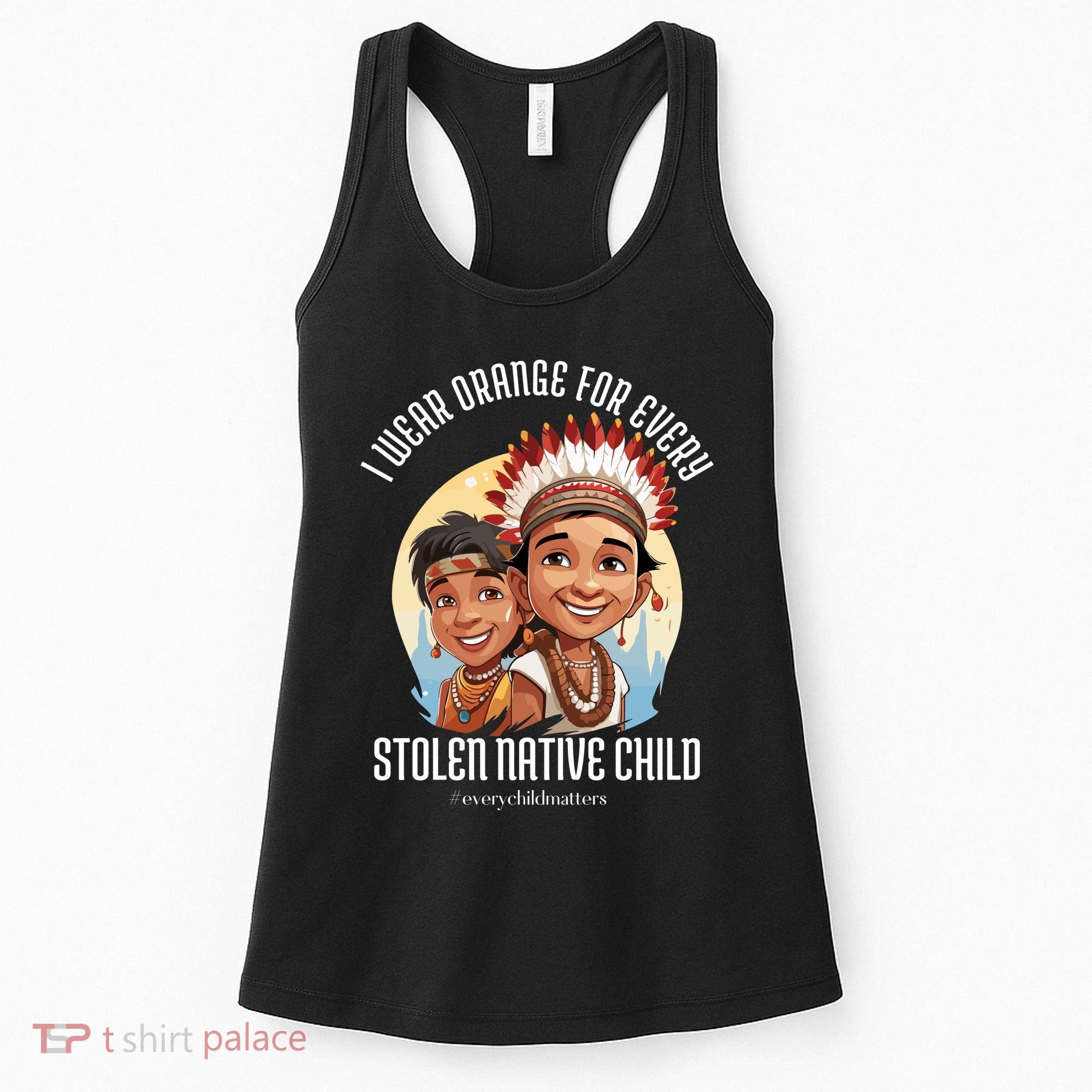 I Wear Orange For Indigenous Children Women's Tank Top