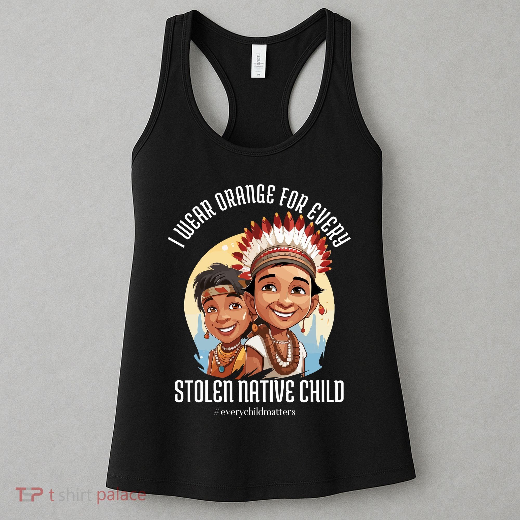 I Wear Orange For Indigenous Children Women's Tank Top