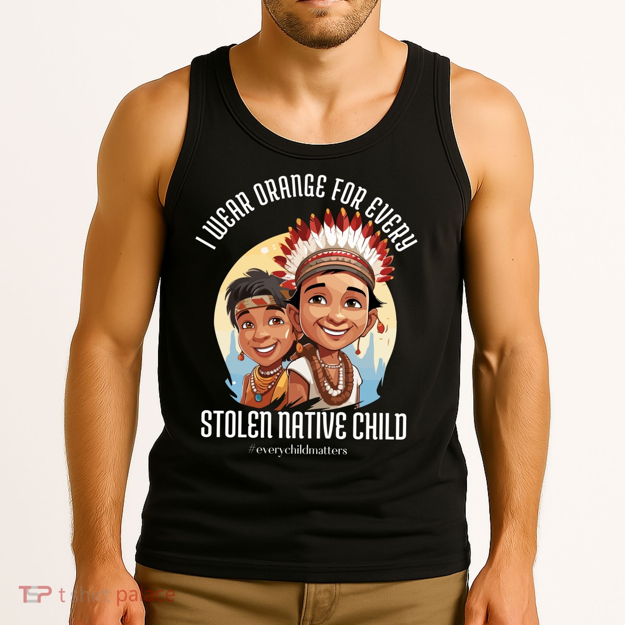 I Wear Orange For Indigenous Children Tank Top