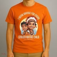 I Wear Orange For Indigenous Children T-Shirt thumb 3