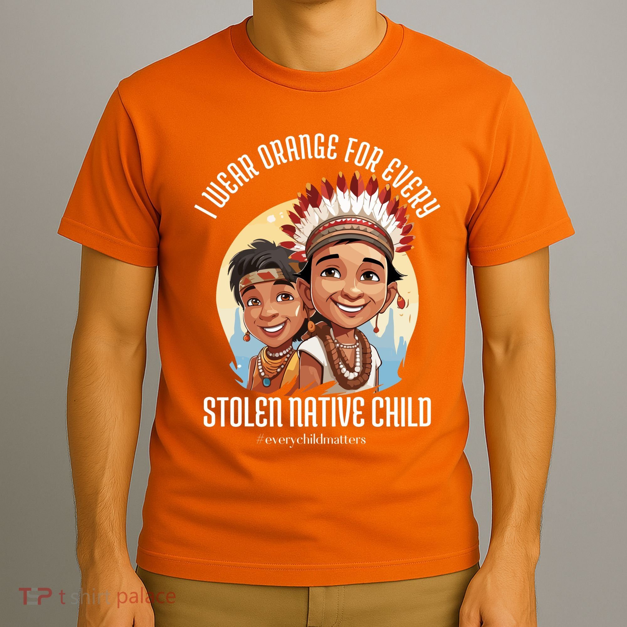 I Wear Orange For Indigenous Children T-Shirt