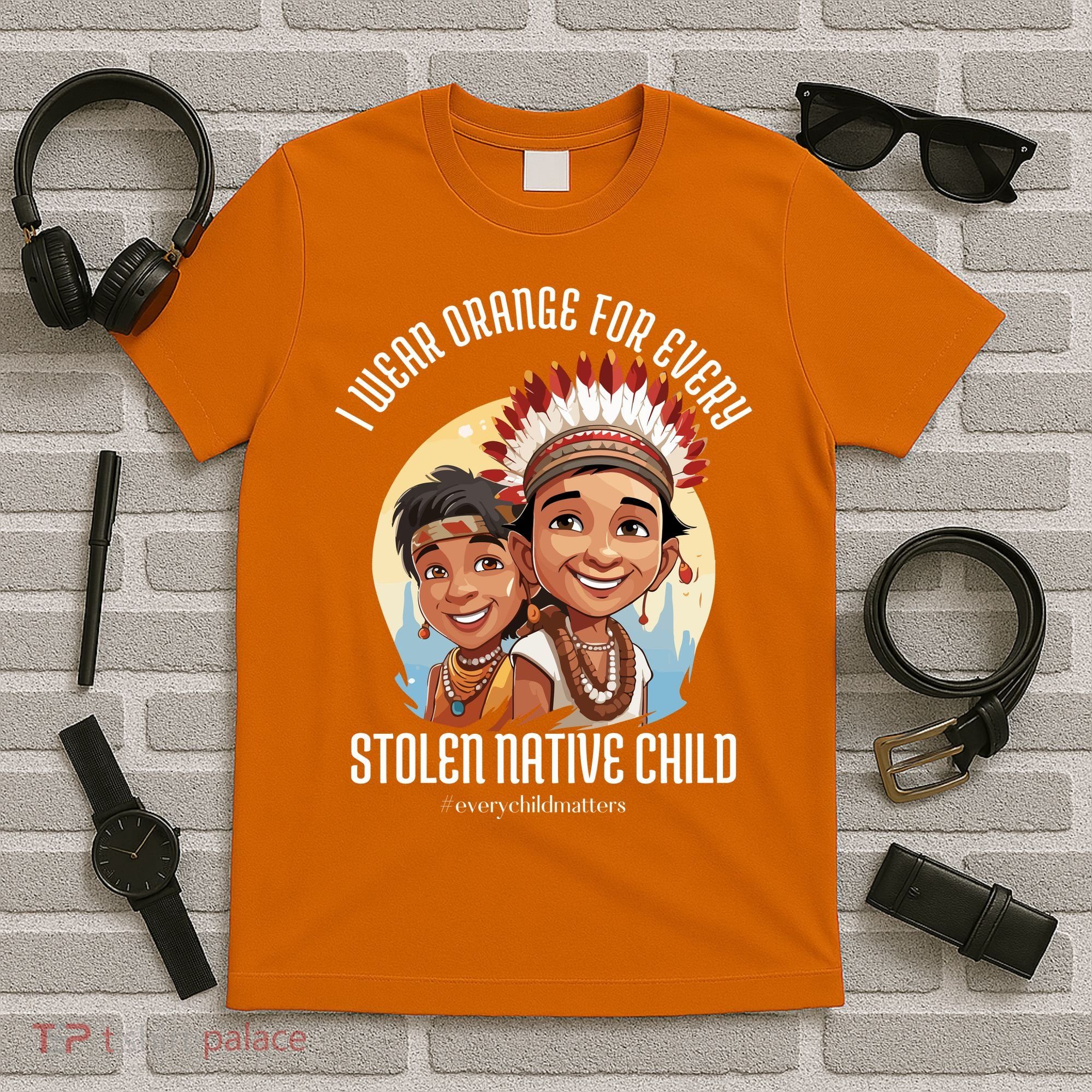 I Wear Orange For Indigenous Children T-Shirt