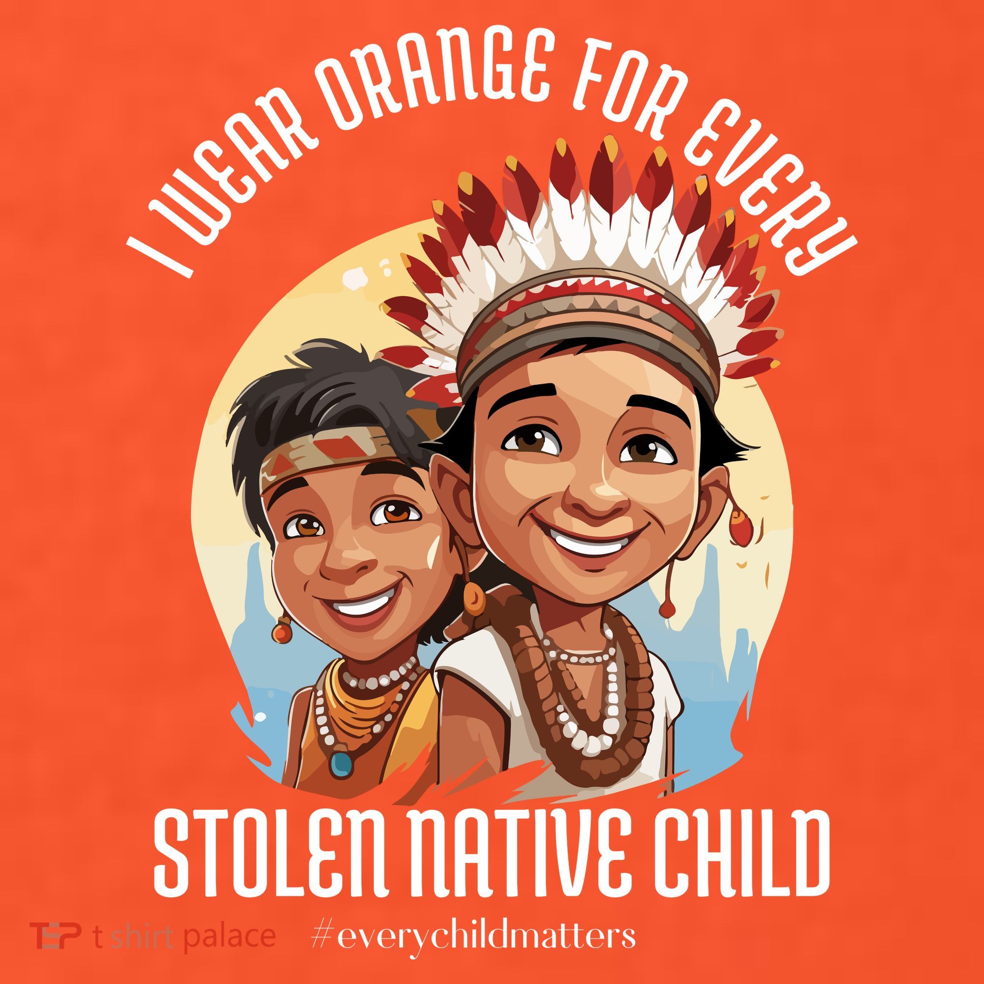 I Wear Orange For Indigenous Children Women's T-Shirt