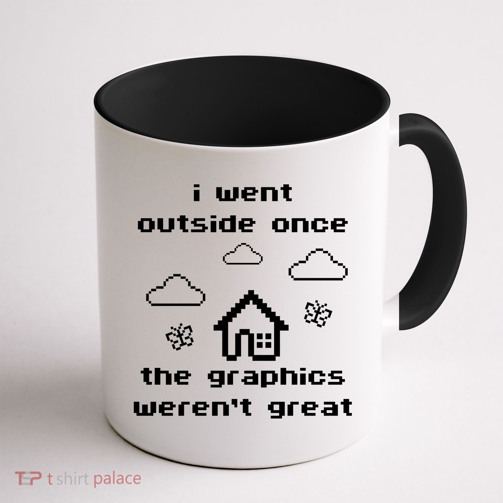 I Went Outside Once The Graphics Werent Great Coffee Mug