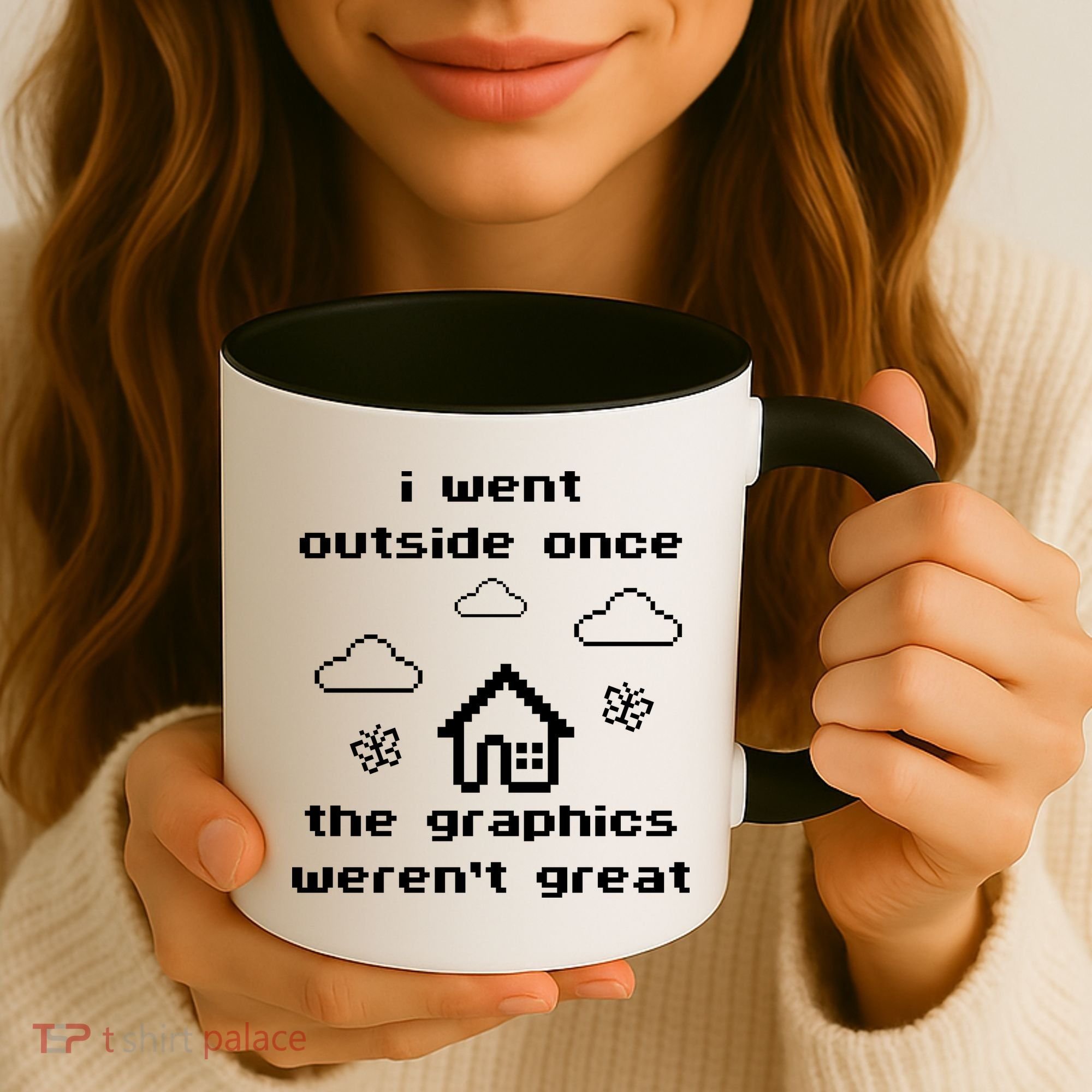 I Went Outside Once The Graphics Werent Great Coffee Mug