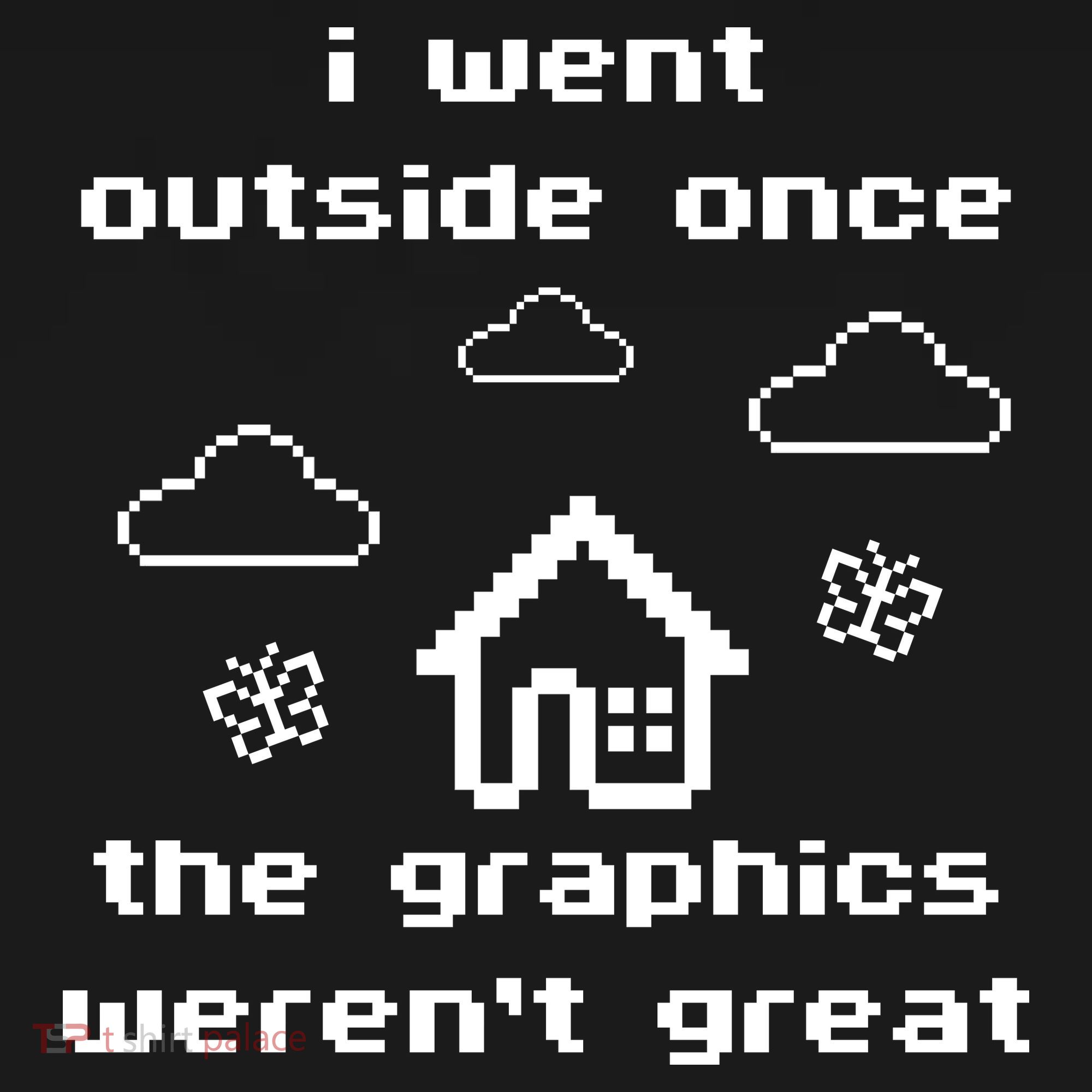 I Went Outside Once The Graphics Werent Great Ornament