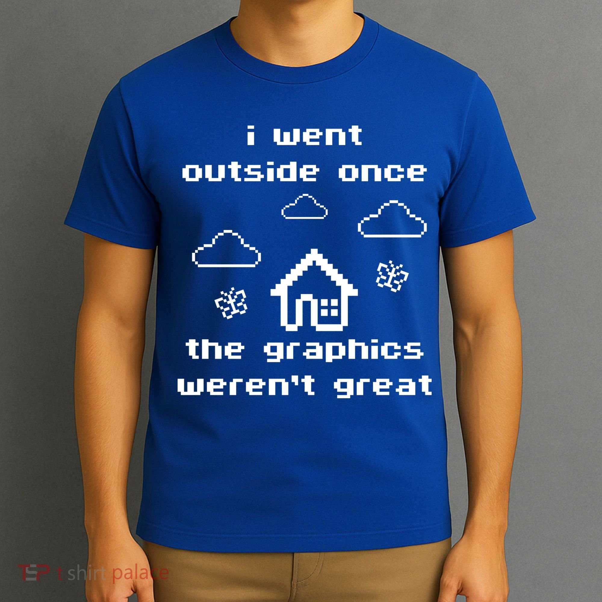 I Went Outside Once The Graphics Werent Great T-Shirt