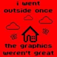 I Went Outside Once The Graphics Werent Great Santa Hat thumb 1