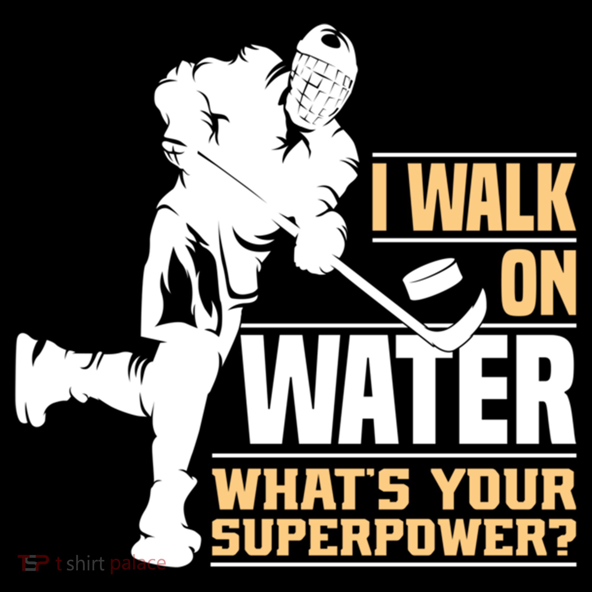 I Walk On Water Funny Ice Hockey Gift Coffee Mug