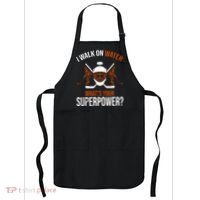 I Walk On Water What's Your Superpower? Funny Hockey Apron thumb 0