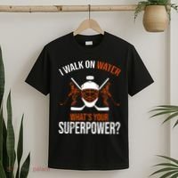 I Walk On Water What's Your Superpower? Funny Hockey T-Shirt thumb 2