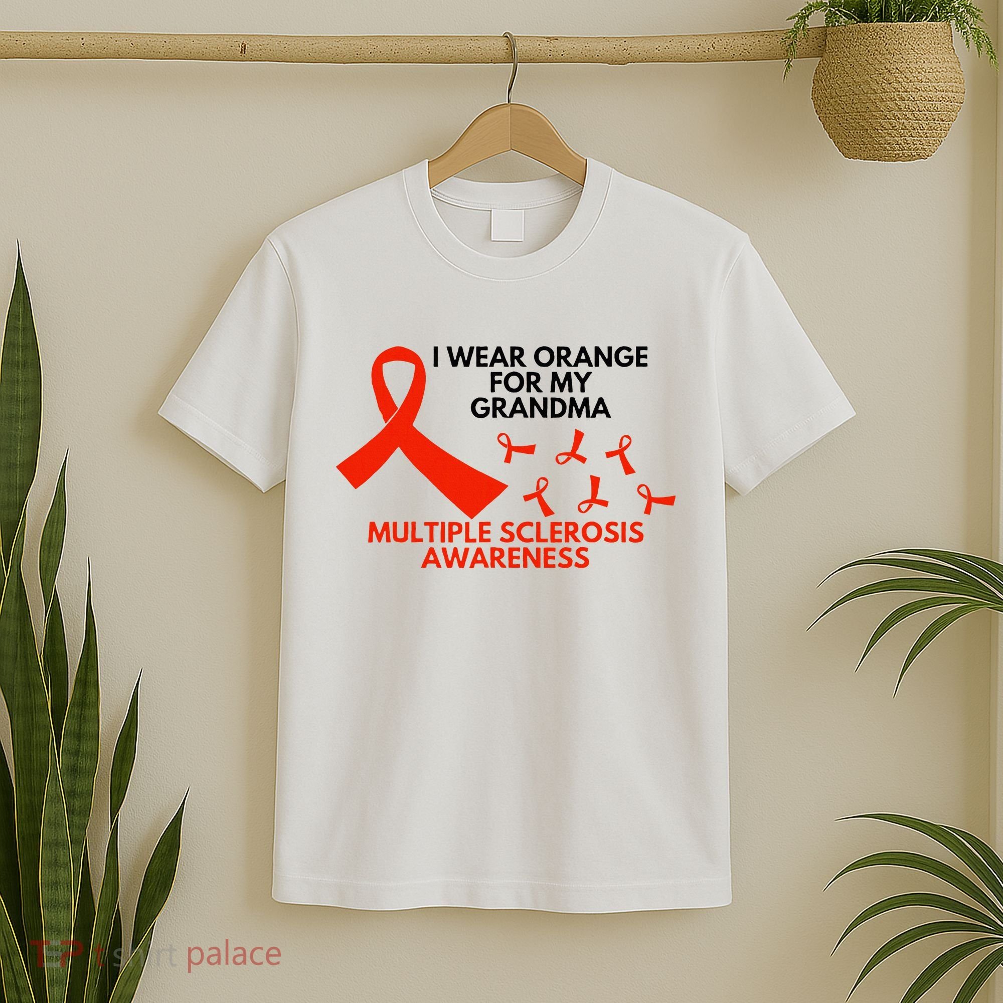 I Wear Orange For My Grandma Multiple Sclerosis Ms Awareness T-Shirt