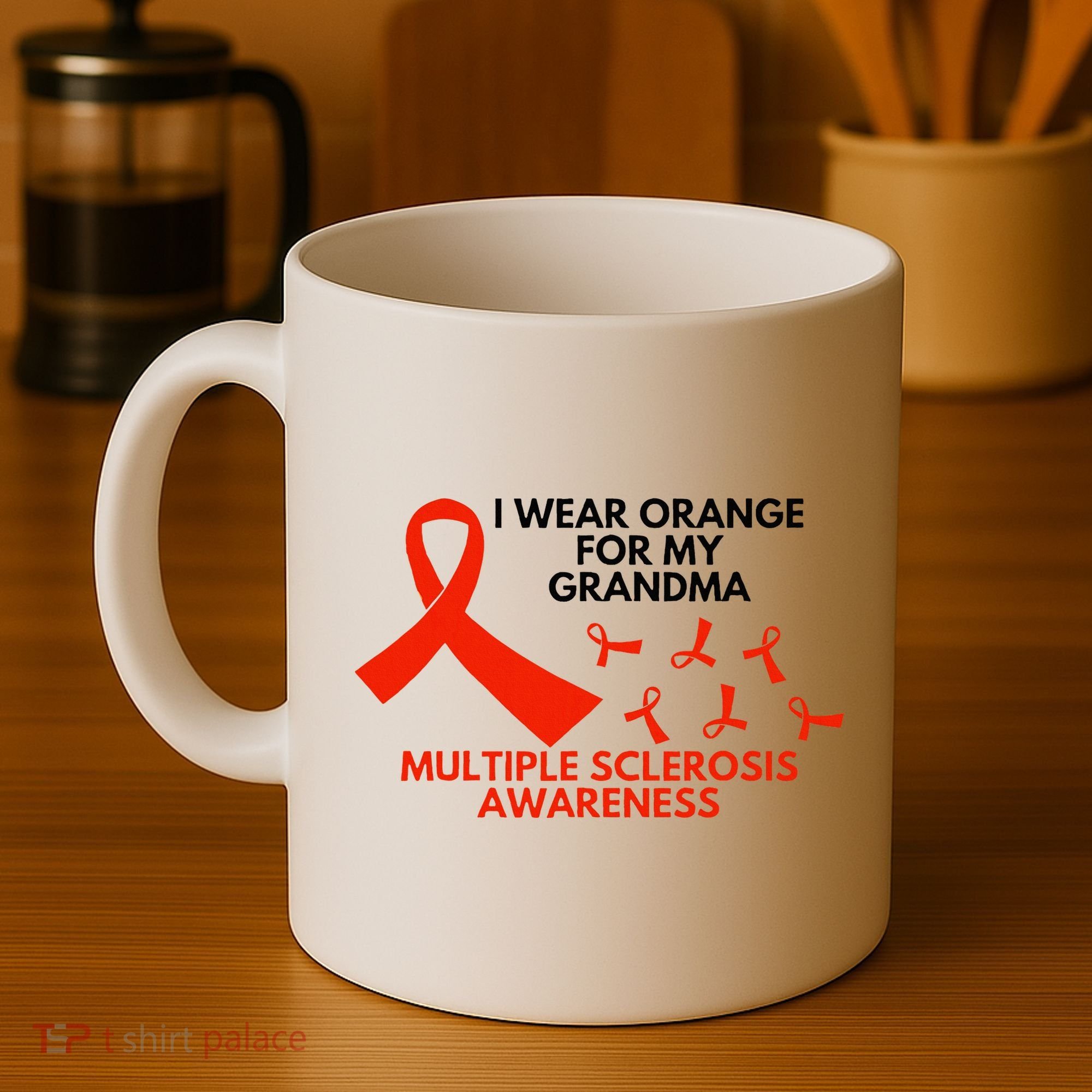 I Wear Orange For My Grandma Multiple Sclerosis Ms Awareness Coffee Mug