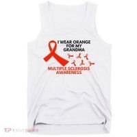 I Wear Orange For My Grandma Multiple Sclerosis Ms Awareness Tank Top thumb 0
