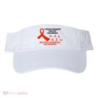 I Wear Orange For My Grandma Multiple Sclerosis Ms Awareness Visor thumb 0