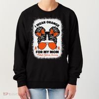 I Wear Orange For My Mom Ms Multiple Sclerosis Awareness Women's Sweatshirt thumb 0