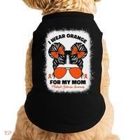 I Wear Orange For My Mom Ms Multiple Sclerosis Awareness Doggie Tank thumb 0