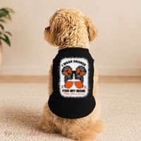 I Wear Orange For My Mom Ms Multiple Sclerosis Awareness Doggie Tank thumb 2