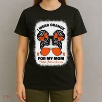 I Wear Orange For My Mom Ms Multiple Sclerosis Awareness T-Shirt thumb 4