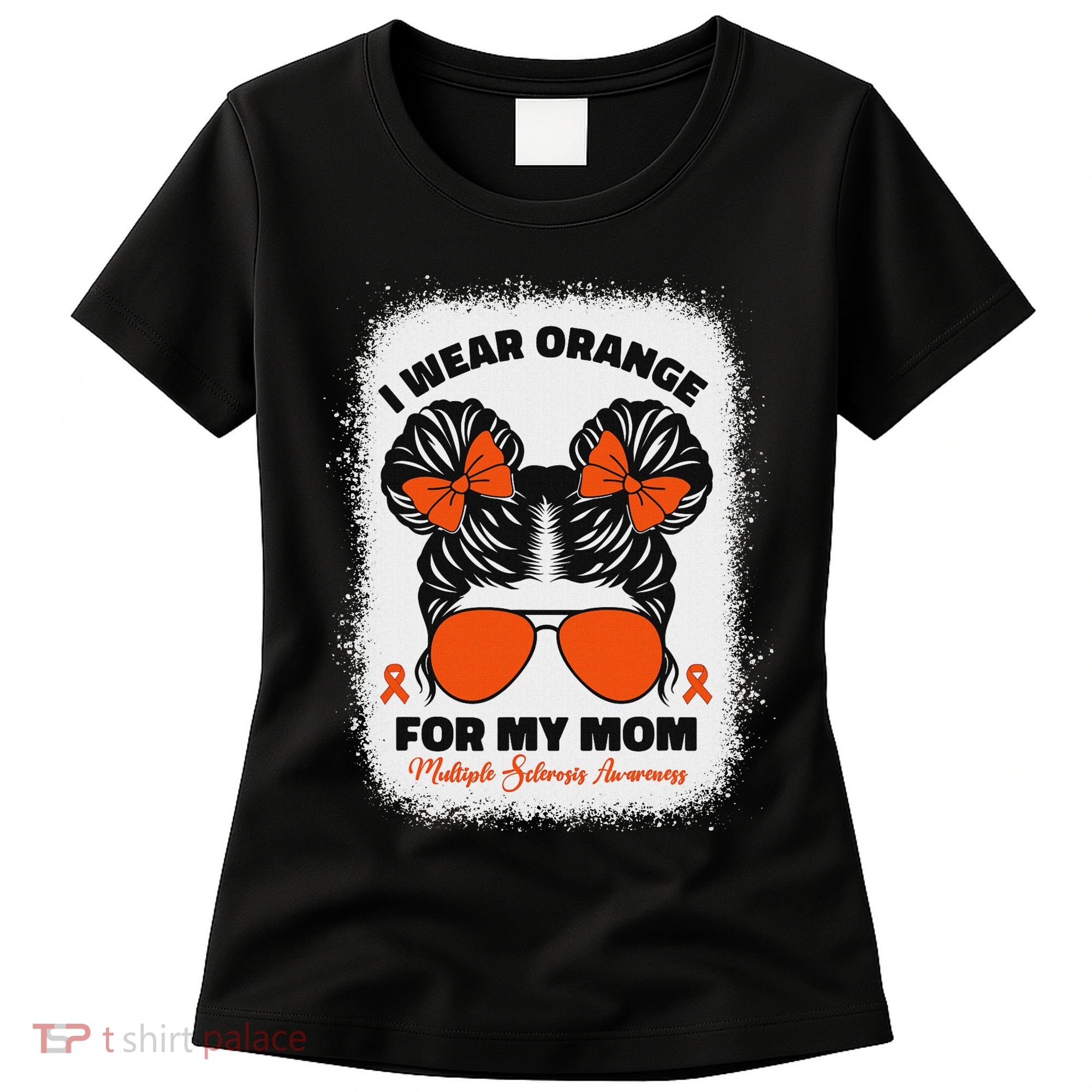 I Wear Orange For My Mom Ms Multiple Sclerosis Awareness Women's T-Shirt