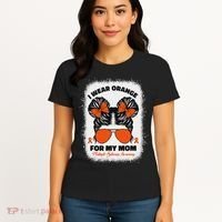 I Wear Orange For My Mom Ms Multiple Sclerosis Awareness Women's T-Shirt thumb 4