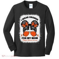 I Wear Orange For My Mom Ms Multiple Sclerosis Awareness Kids Long Sleeve Shirt thumb 0