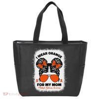 I Wear Orange For My Mom Ms Multiple Sclerosis Awareness Tote Bag thumb 0