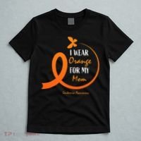 I Wear Orange For My Mom Leukemia Awareness T-Shirt thumb 5