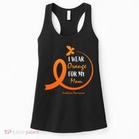I Wear Orange For My Mom Leukemia Awareness Women's Tank Top thumb 0