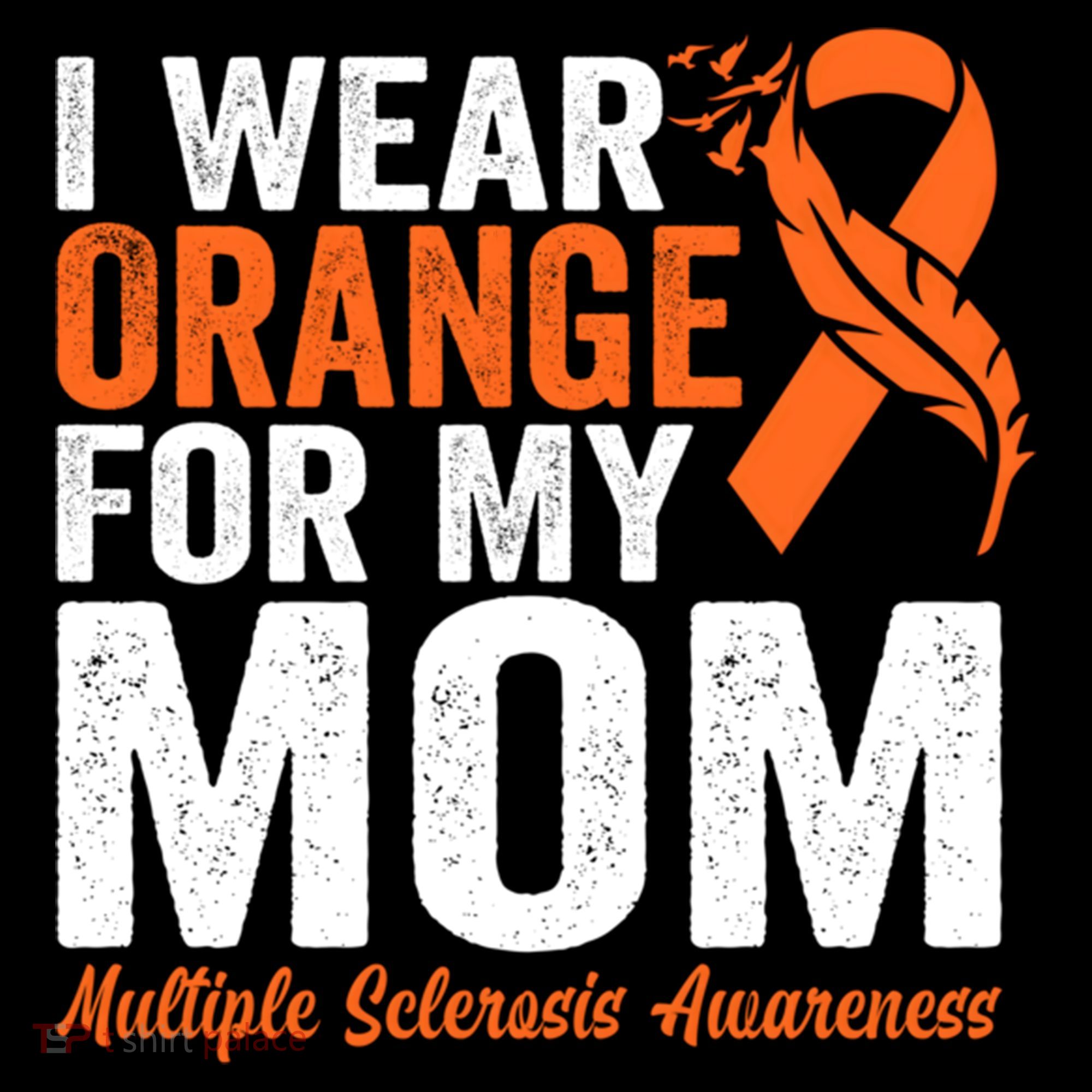 I Wear Orange For My Mom Multiple Sclerosis Awareness Gift Coffee Mug