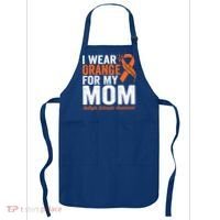 I Wear Orange For My Mom Multiple Sclerosis Awareness Gift Apron thumb 0