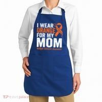 I Wear Orange For My Mom Multiple Sclerosis Awareness Gift Apron thumb 2