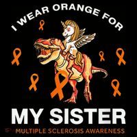 I Wear Orange For My Sister Multiple Sclerosis Awareness Coffee Mug thumb 5