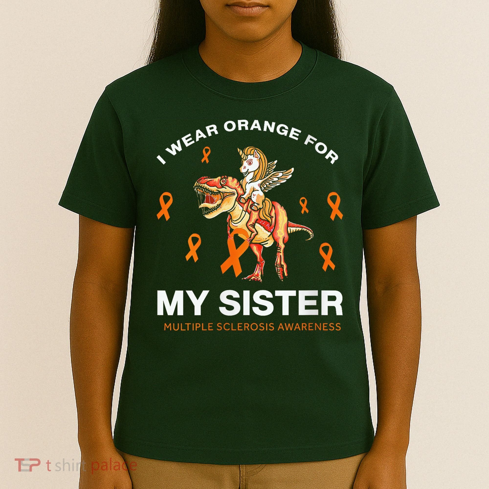 I Wear Orange For My Sister Multiple Sclerosis Awareness T-Shirt
