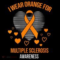 I Wear Orange Ribbon Heart Cool Multiple Sclerosis Awareness Coffee Mug thumb 5