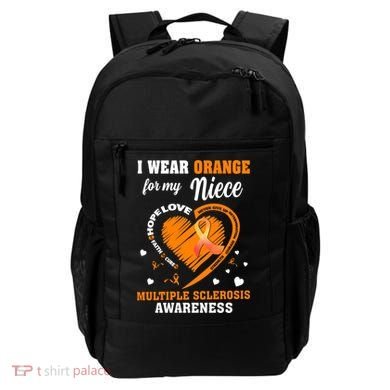 I Wear Orange For My Niece Multiple Sclerosis Ms Gift Backpack