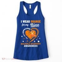 I Wear Orange For My Niece Multiple Sclerosis Ms Gift Women's Tank Top thumb 0