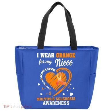 I Wear Orange For My Niece Multiple Sclerosis Ms Gift Tote Bag