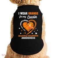 I Wear Orange For My Cousin Multiple Sclerosis Ms Cute Gift Doggie Tank thumb 0