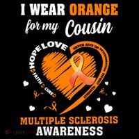 I Wear Orange For My Cousin Multiple Sclerosis Ms Cute Gift Coffee Mug thumb 5