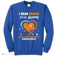 I Wear Orange For My Mommy Multiple Sclerosis Ms Funny Gift Sweatshirt thumb 0