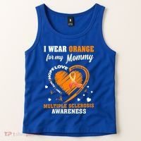 I Wear Orange For My Mommy Multiple Sclerosis Ms Funny Gift Tank Top thumb 2